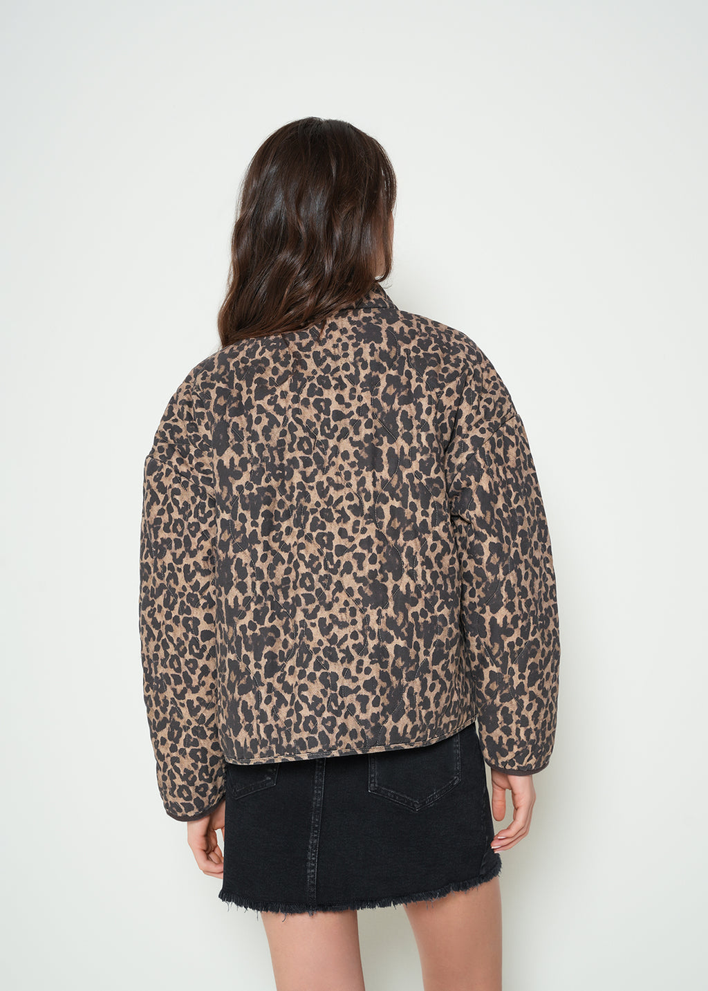 Chaqueta acolchada animal print - Café 14_422H085_CAF191218_7