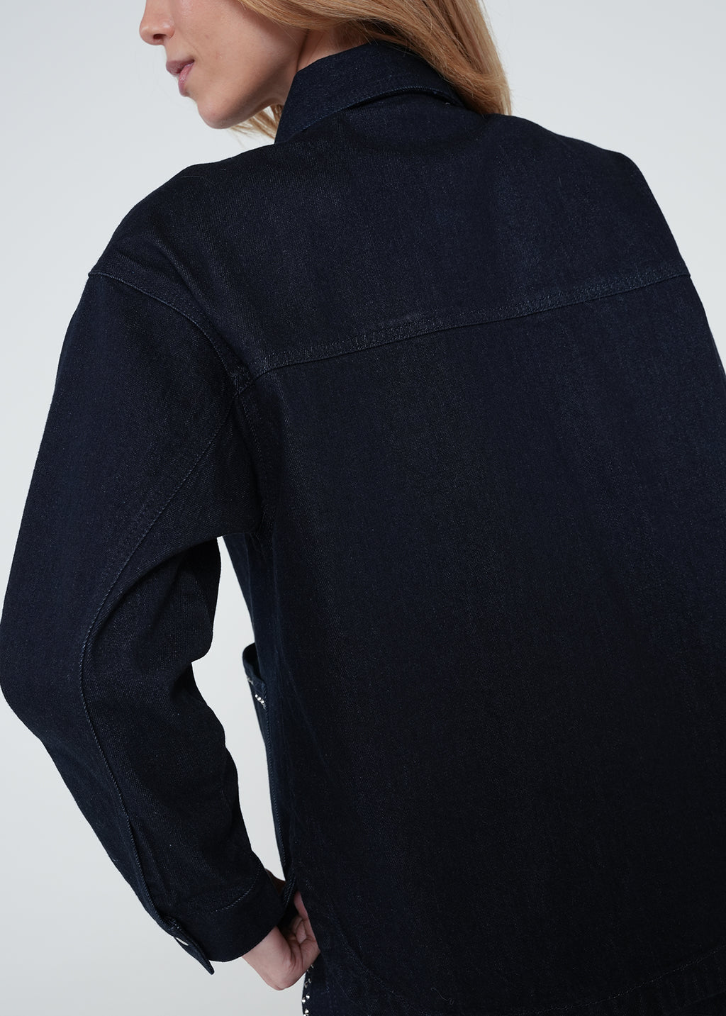 Chaqueta en denim con taches - Azul 14_422H301_AZU194227_6