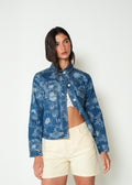 Chaqueta con estampado floral - Azul 14_422H350_AZU183928_0