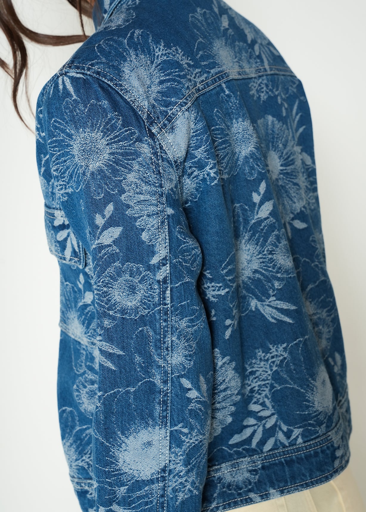 Chaqueta con estampado floral - Azul 14_422H350_AZU183928_6