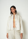 Chaqueta oversize con detalle bordado - Crudo 14_422H352_CRU110605_0