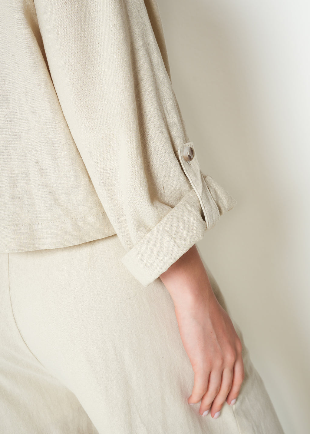Camisa con bolsillos - Crudo 14_422H384_CRU130000_6