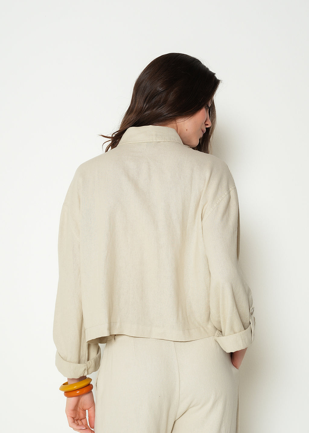 Camisa con bolsillos - Crudo 14_422H384_CRU130000_7