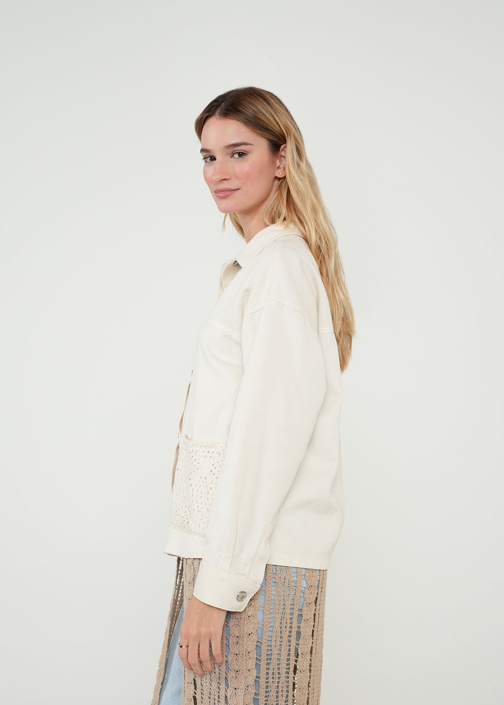 Chaqueta con bolsillos tejidos - Crudo 14_422H397_CRU130905_5