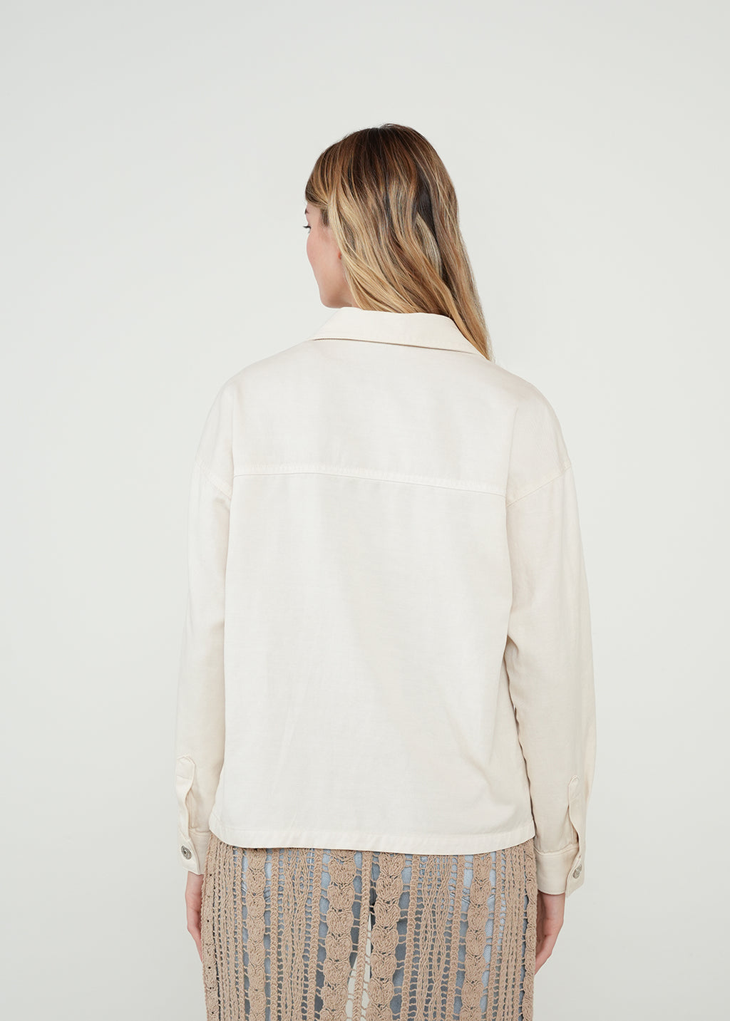 Chaqueta con bolsillos tejidos - Crudo 14_422H397_CRU130905_7