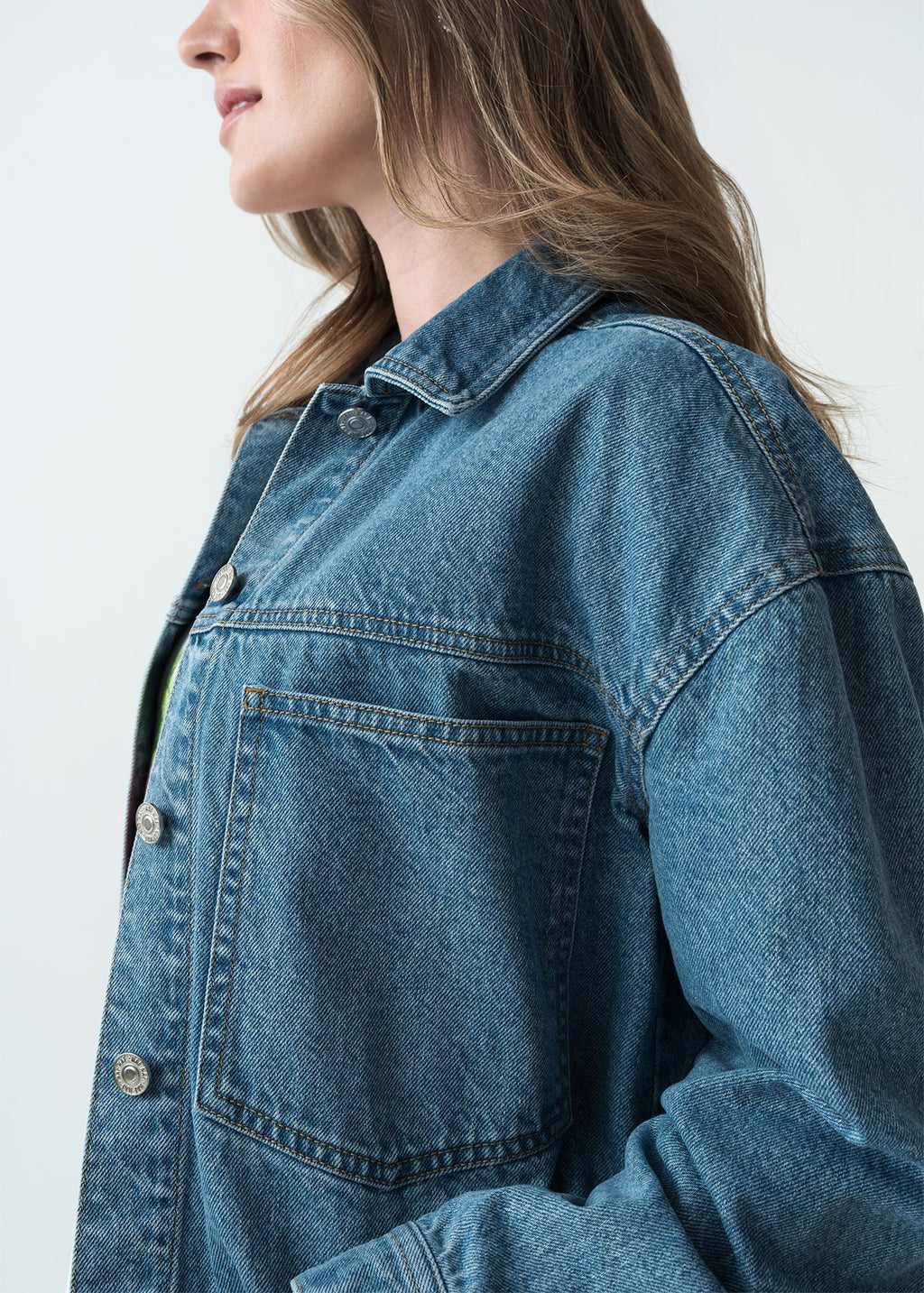 Chaqueta tipo Trucker en denim - Azul 14_423G333_AZU183928_6