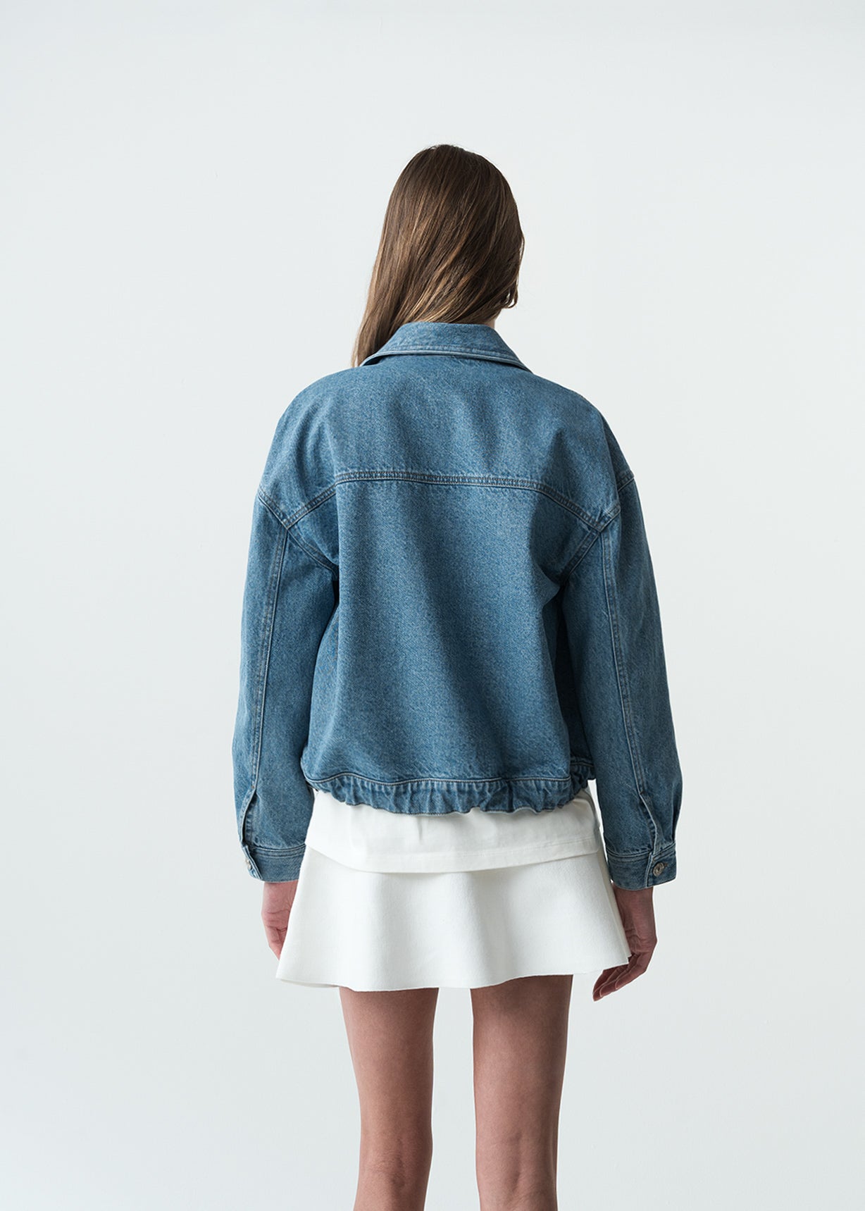 Chaqueta tipo Trucker en denim - Azul 14_423G333_AZU183928_7