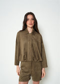 Chaqueta oversize manga larga cuello clásico - Verde 14_423H003_VER190820_0