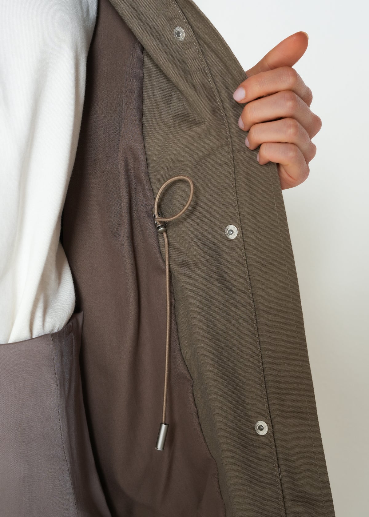 Chaqueta manga larga cuello alto - Gris 14_423H024_GRI181210_4
