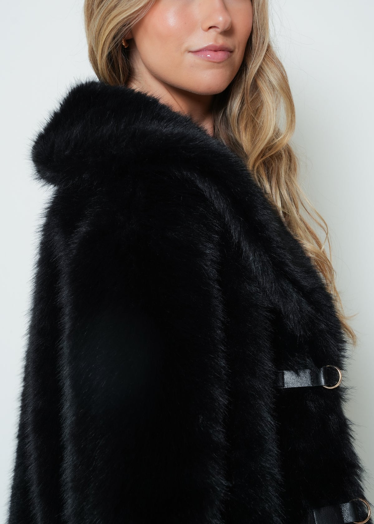Chaqueta cuello alto afelpada - Negro 14_423H074_NEG190303_6