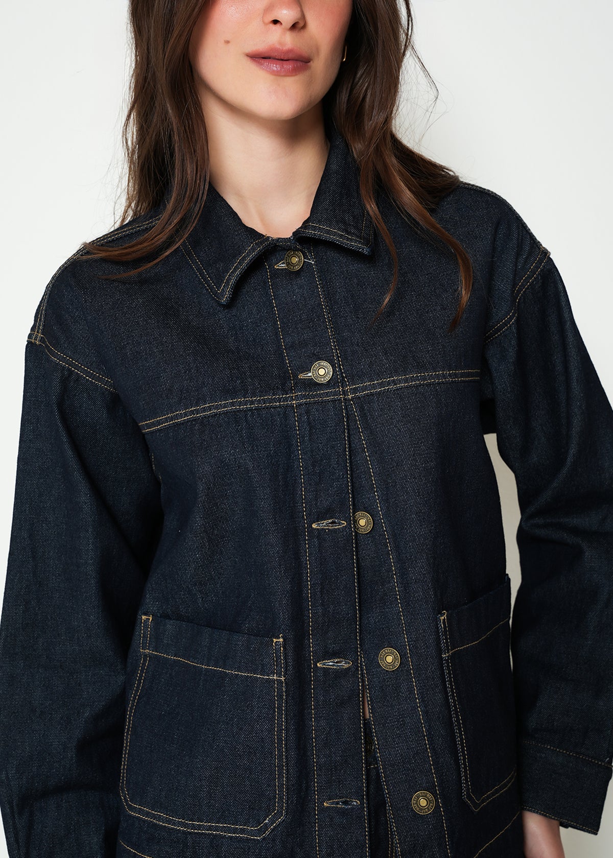 Chaqueta denim manga larga cuello clásico - Azul 14_423H305_AZU194227_4