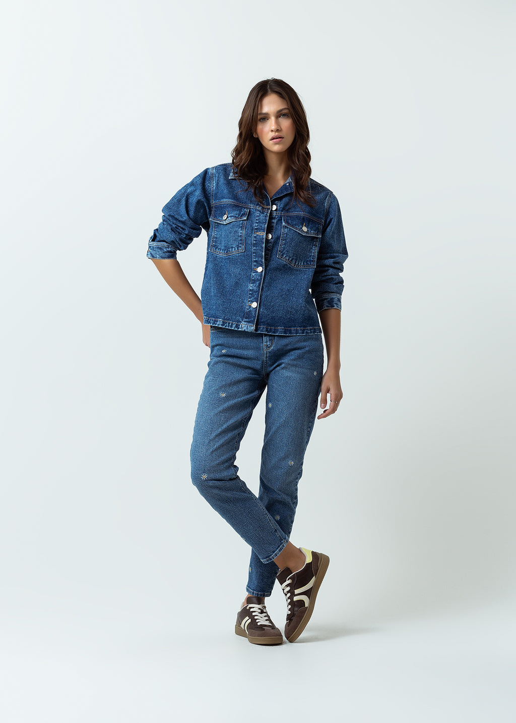 Chaqueta tipo Trucker en denim - Azul 14_425G015_AZU194227_3