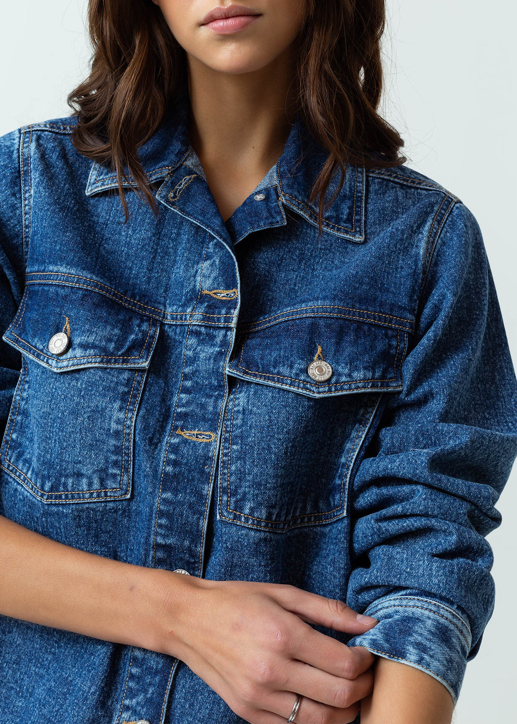 Chaqueta tipo Trucker en denim - Azul 14_425G015_AZU194227_4