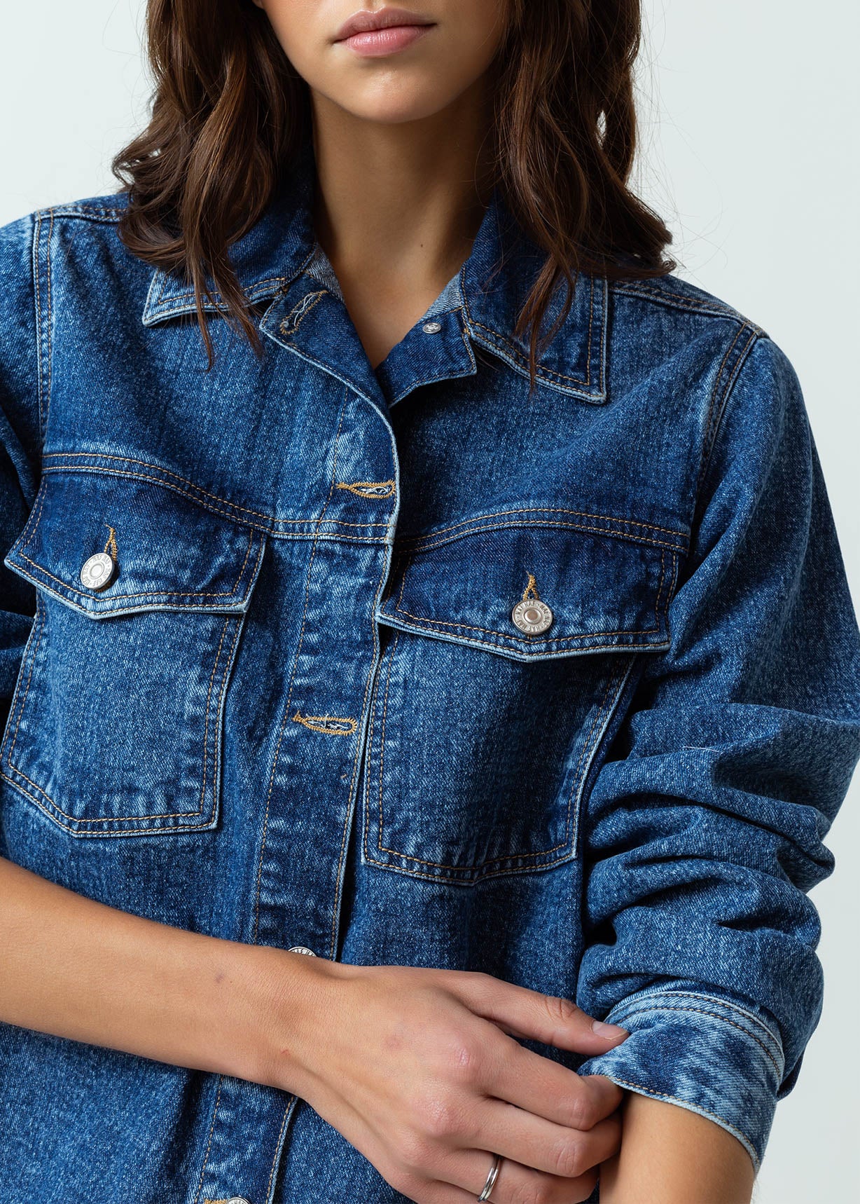 Chaqueta tipo Trucker en denim - Azul 14_425G015_AZU194227_4