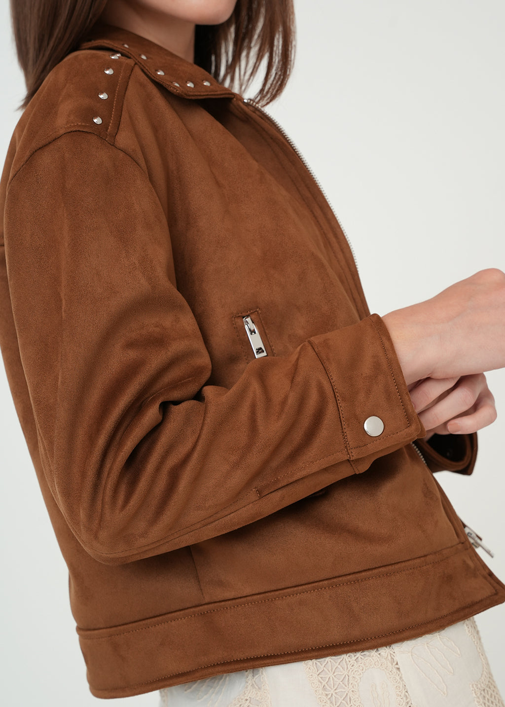 Chaqueta con taches - Café 14_429G052_CAF181048_4