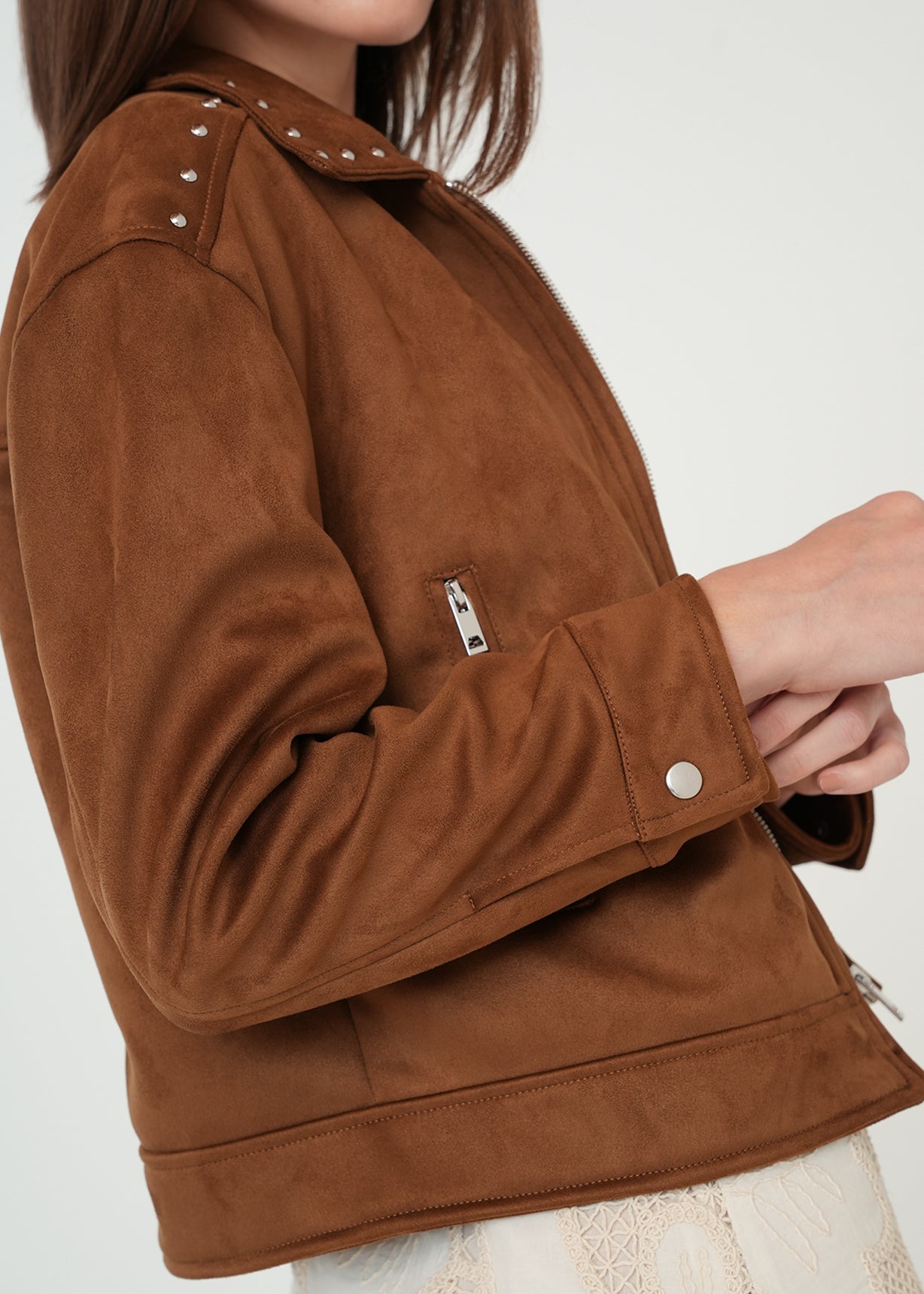 Chaqueta con taches - Café 14_429G052_CAF181048_4