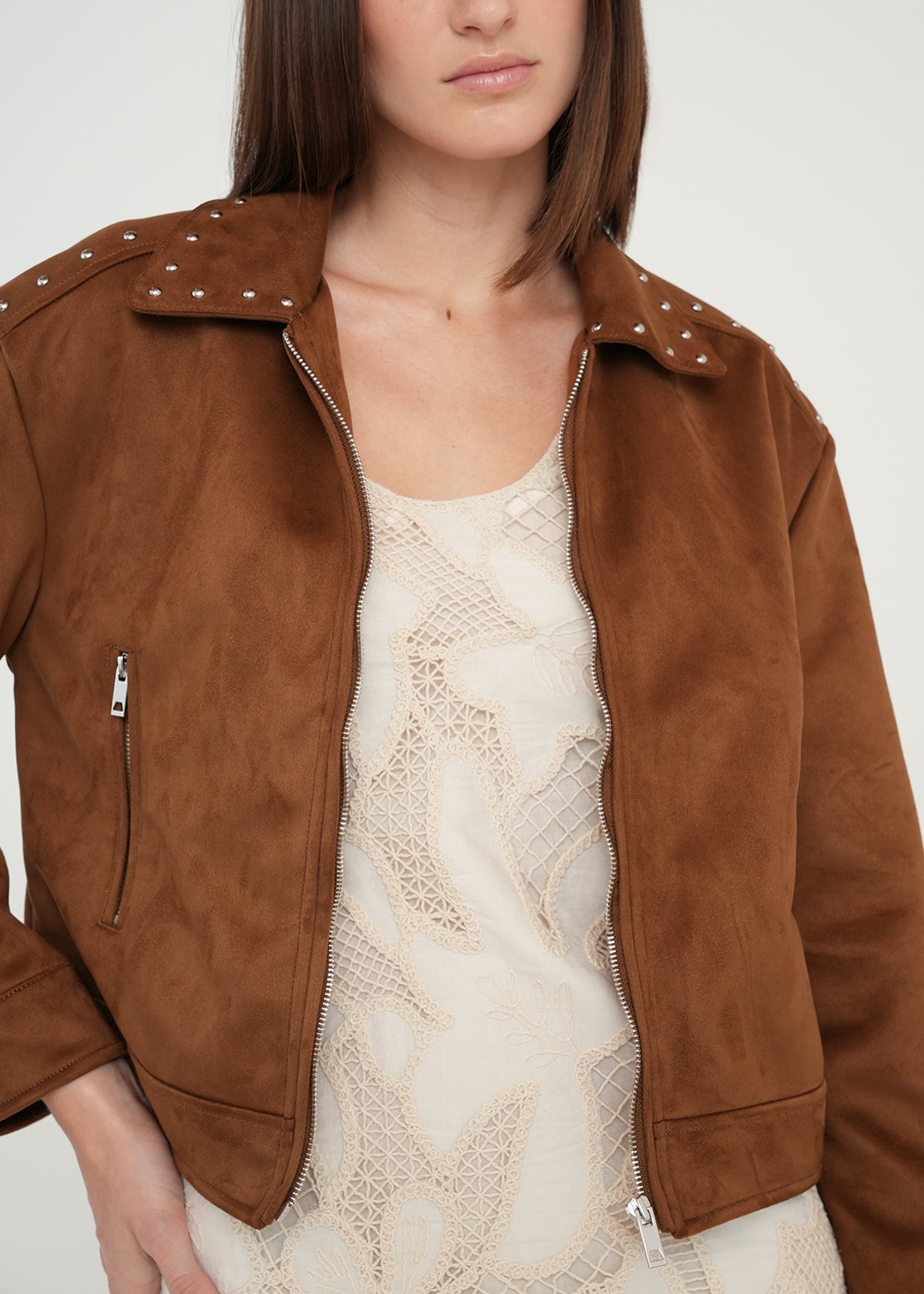 Chaqueta con taches - Café 14_429G052_CAF181048_6