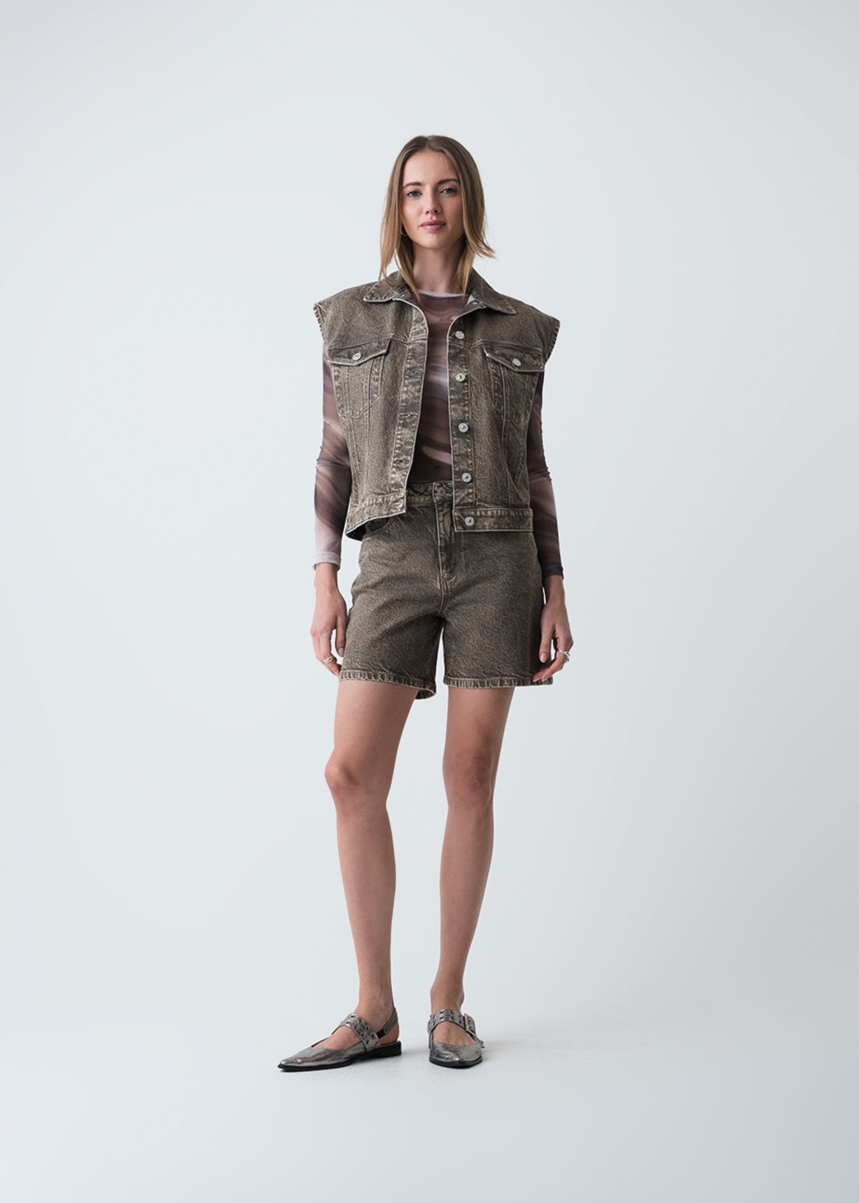Chaleco con bolsillos - Gris 14_429G326_GRI180513_3