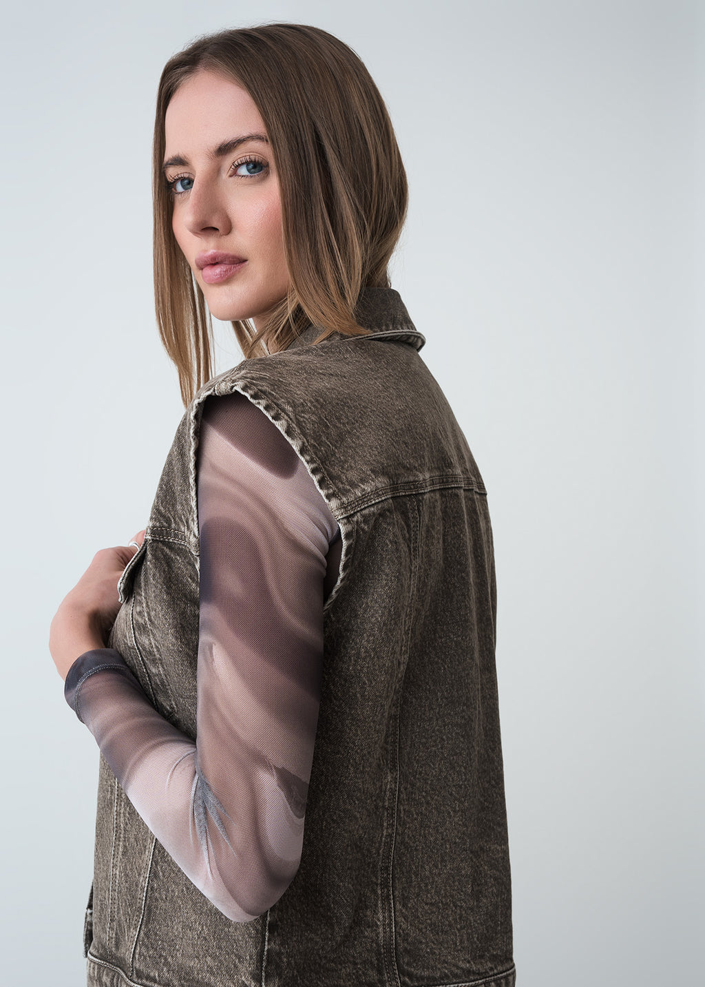 Chaleco con bolsillos - Gris 14_429G326_GRI180513_7