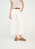 Pantalón Wide Leg Long tiro alto con detalles desagujados en ruedo - Crudo 14_431H009_CRU111001_0