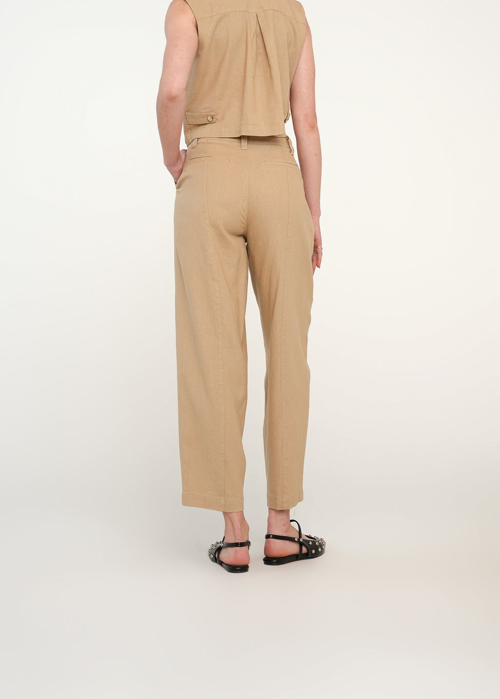 Pantalón Barrel con bolsillos - Beige 14_431H333_BEI151114_7