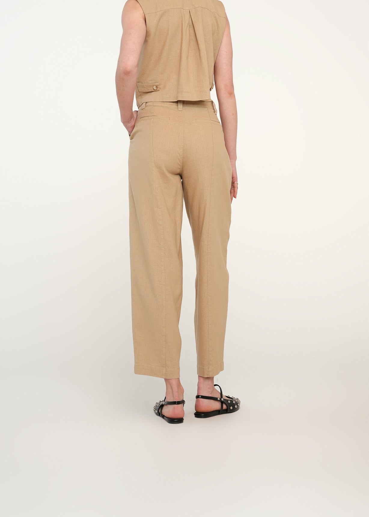 Pantalón Barrel con bolsillos - Beige 14_431H333_BEI151114_7