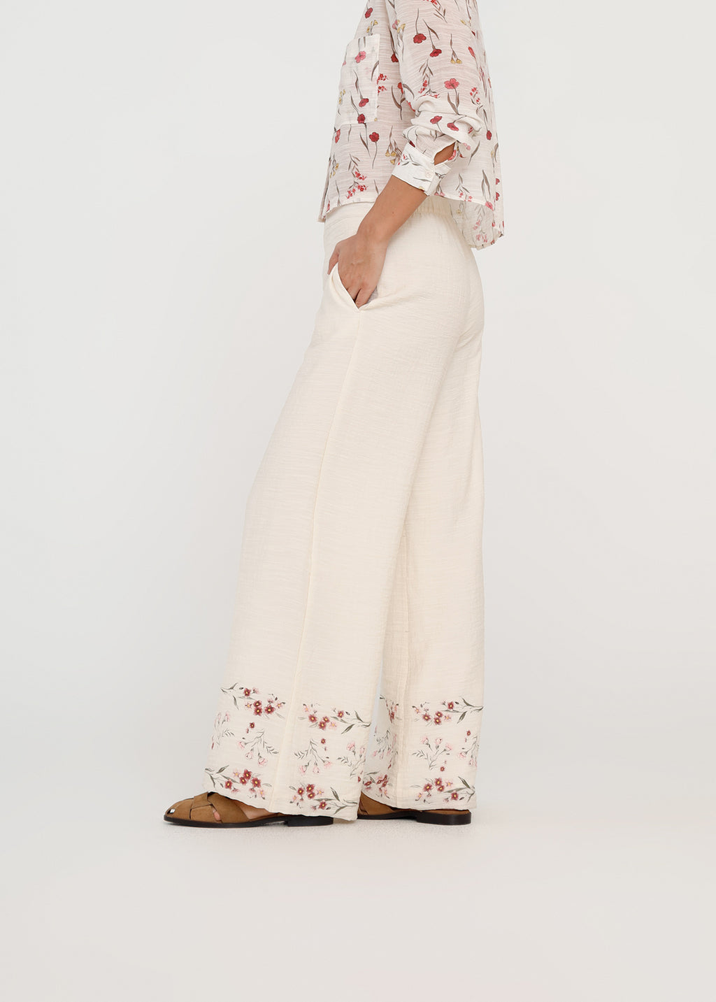 Pantalón Palazzo con diseño floral - Blanco 14_431H335_BLA120601_3