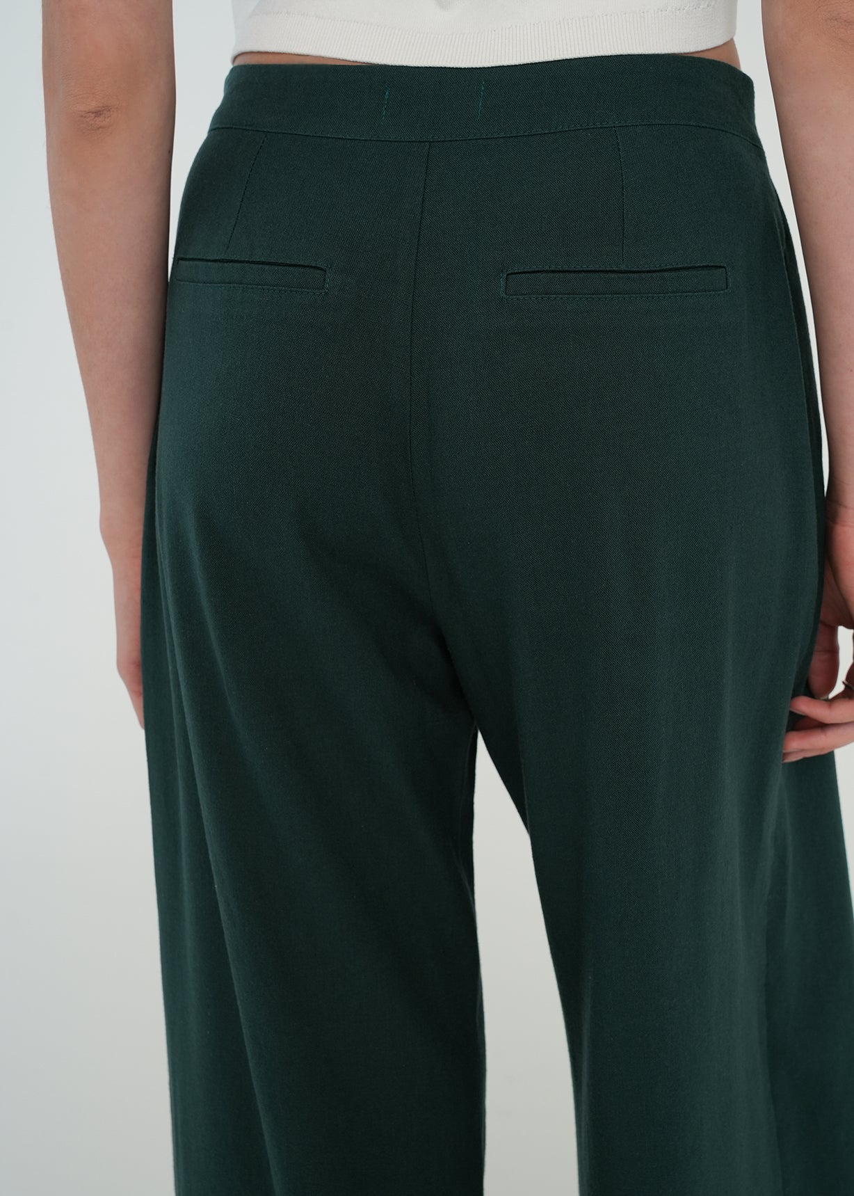 Pantalón Wide Leg con capa - Verde 14_431H375_VER195320_6