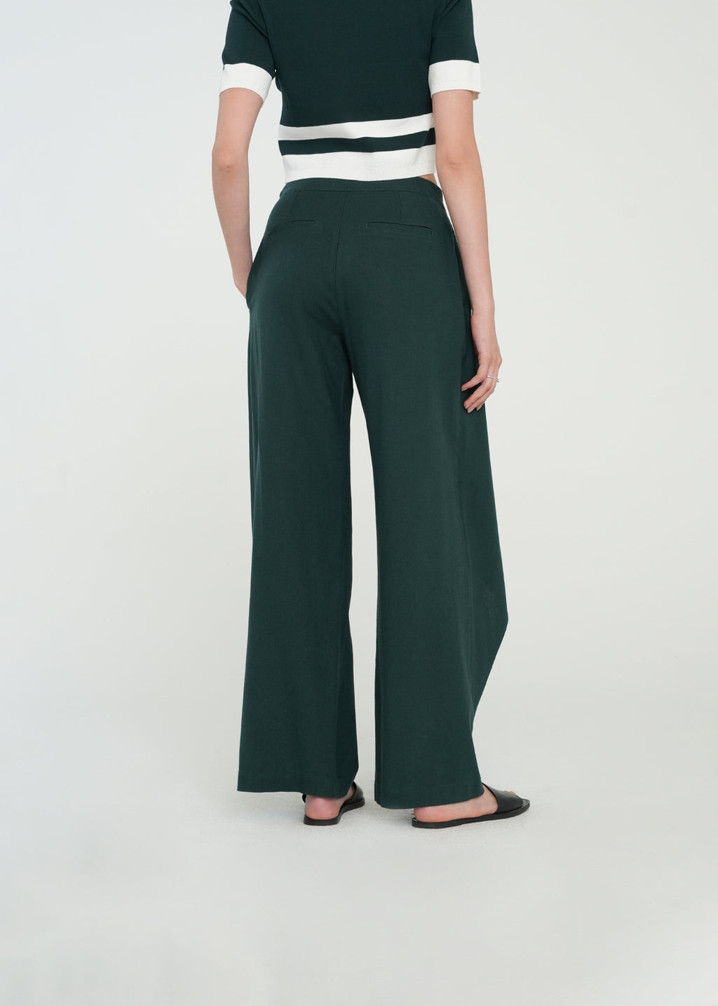 Pantalón Wide Leg con capa - Verde 14_431H375_VER195320_7