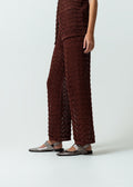 Pantalón tejido Palazzo tiro medio con efecto brillo - Morado 14_432G006_MOR192118_3
