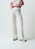 Pantalón Wide Leg Long tiro alto tejido - Crudo 14_432G084_CRU110605_0