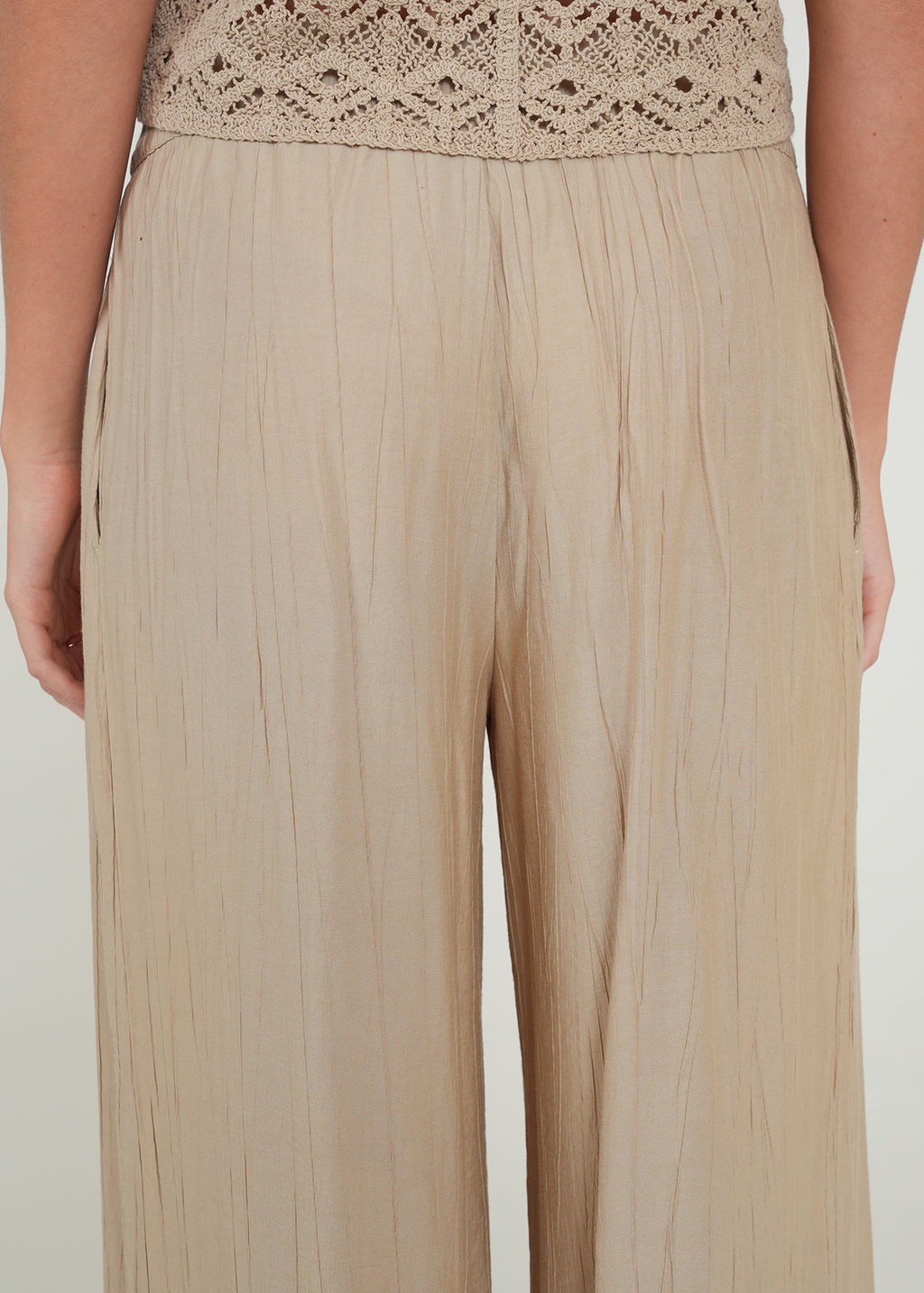 Pantalón Wide Leg fluido - Beige 14_432H338_BEI151307_6