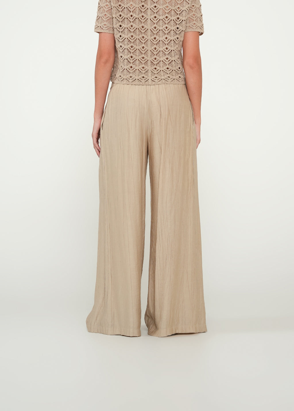 Pantalón Wide Leg fluido - Beige 14_432H338_BEI151307_7