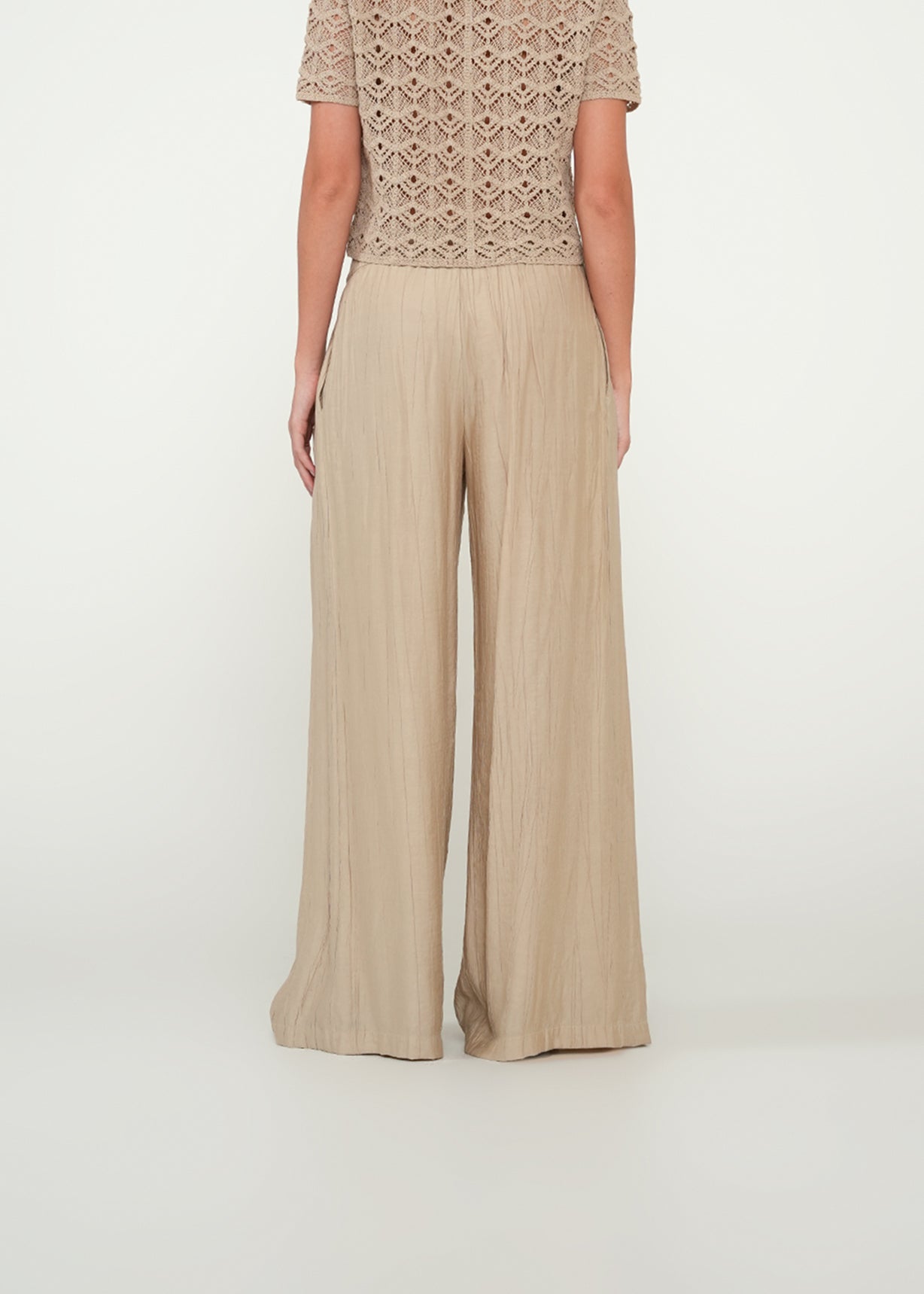 Pantalón Wide Leg fluido - Beige 14_432H338_BEI151307_7