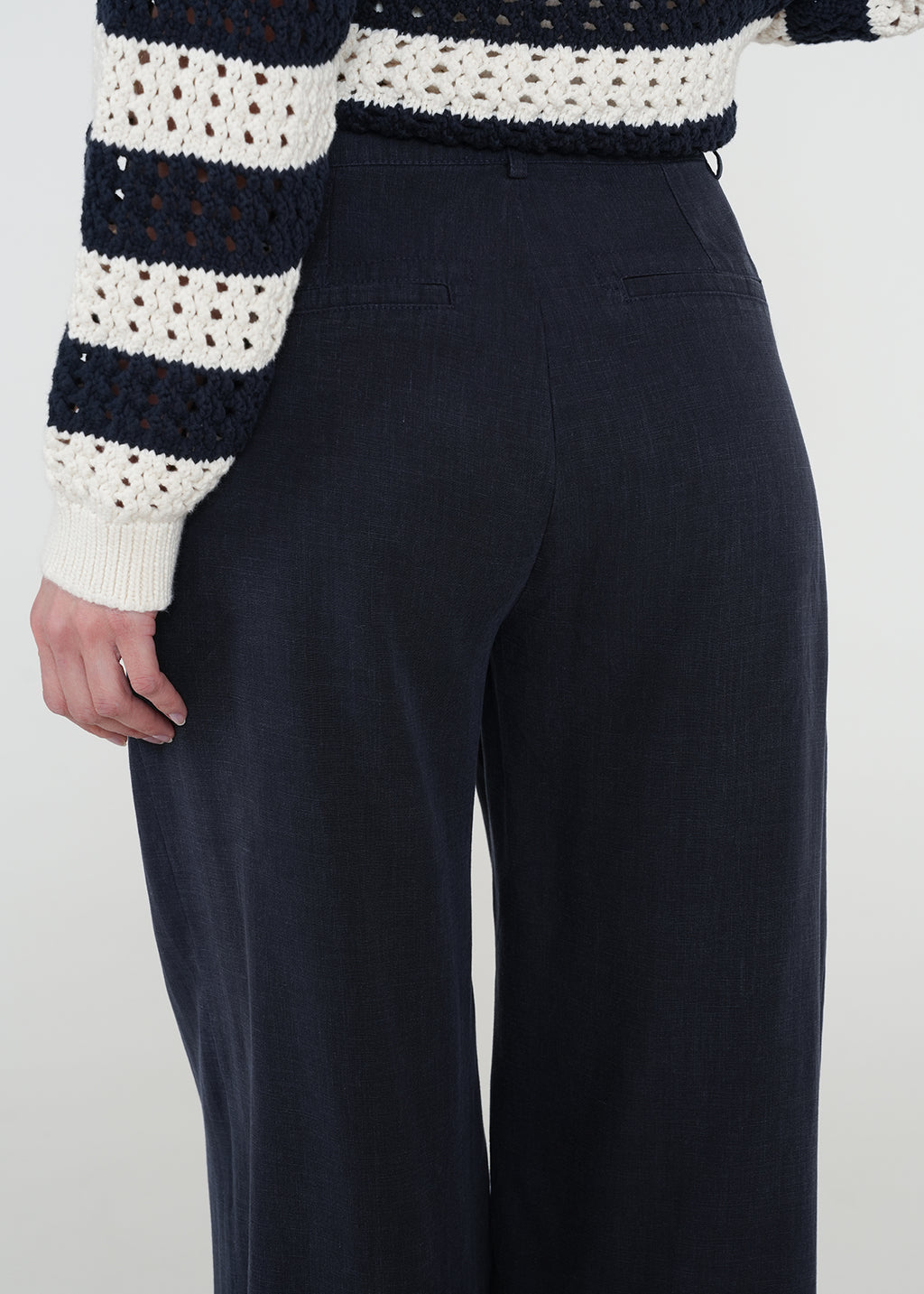 Pantalón Wide Leg con pretina asimétrica - Azul 14_432H339_AZU193922_4