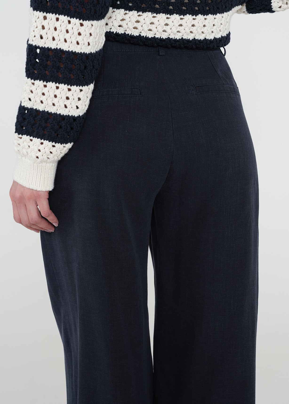 Pantalón Wide Leg con pretina asimétrica - Azul 14_432H339_AZU193922_4