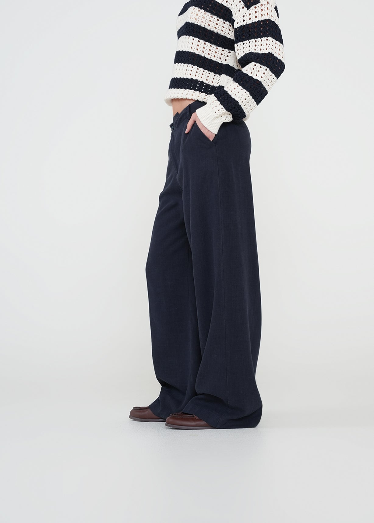 Pantalón Wide Leg con pretina asimétrica - Azul 14_432H339_AZU193922_5