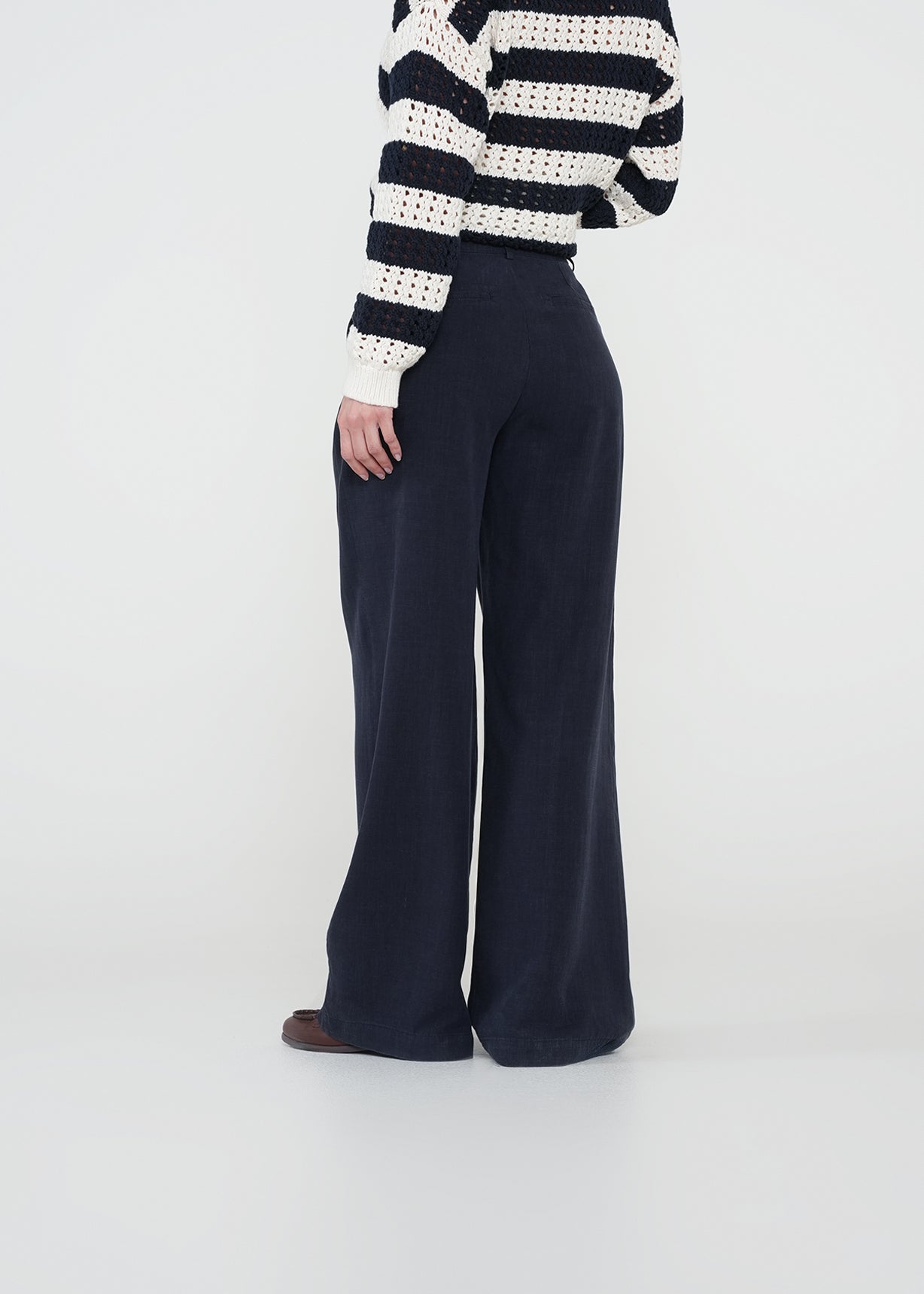 Pantalón Wide Leg con pretina asimétrica - Azul 14_432H339_AZU193922_6