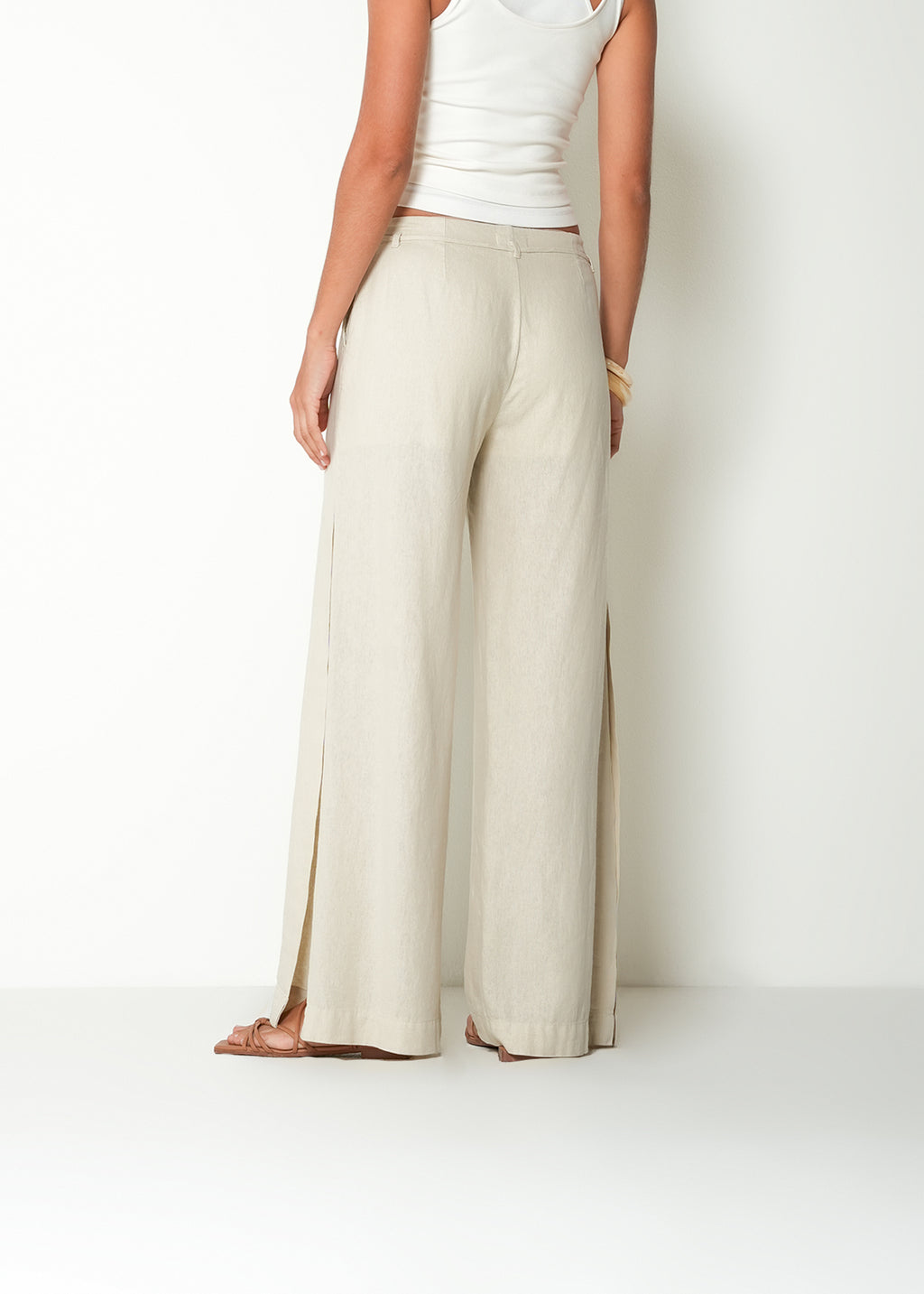 Pantalón wide leg tiro medio - Crudo 14_432H389_CRU130000_7