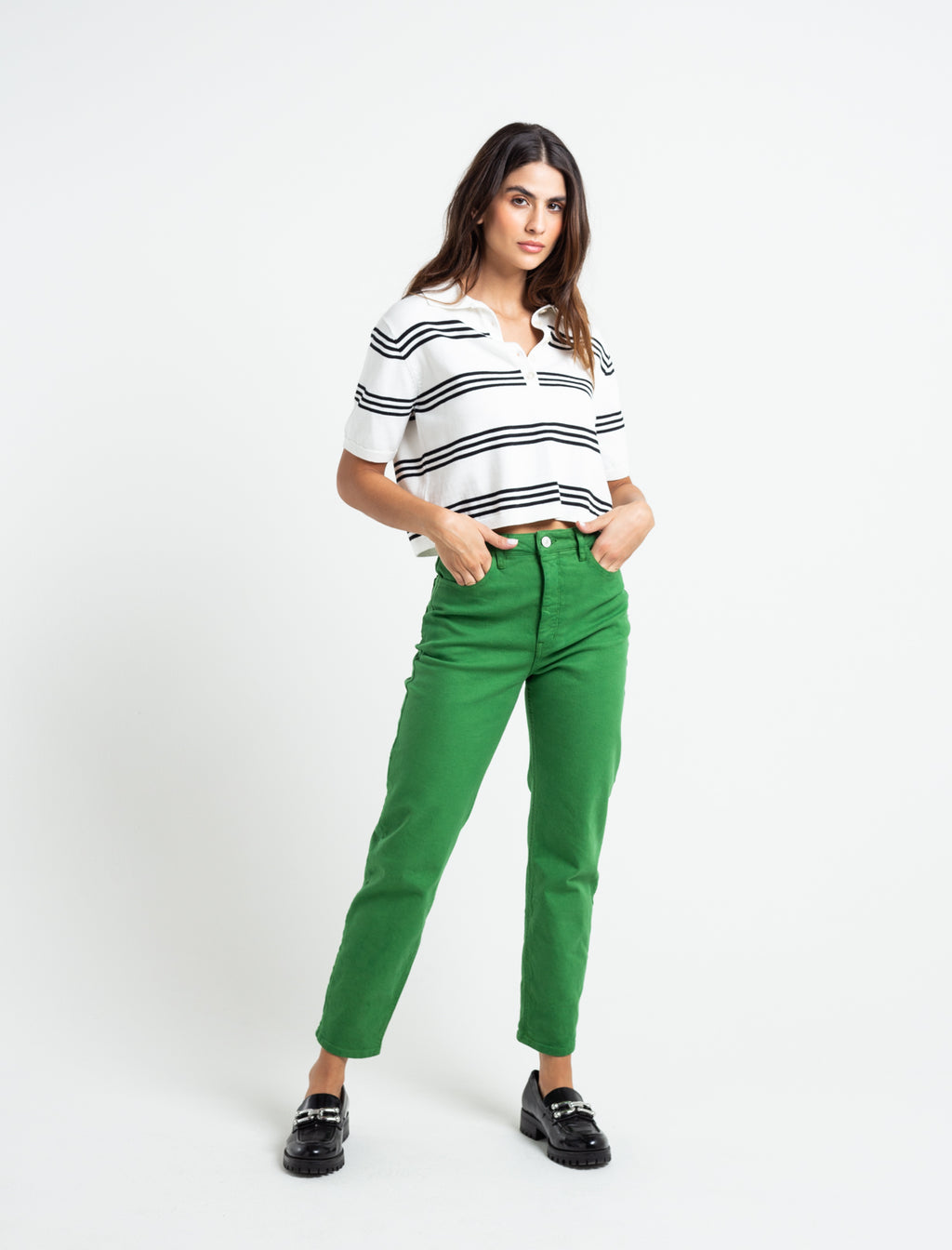 Pantalón cuatro bolsillos - Verde 14_433E314_VER186330_5
