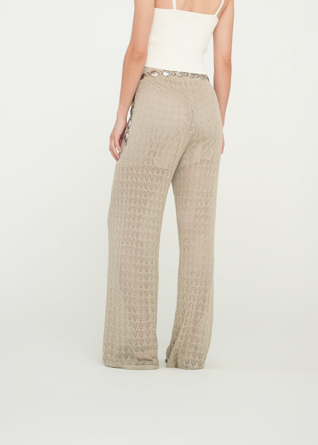Pantalón Wide Leg tipo tejido - Beige 14_439G056_BEI151306_5