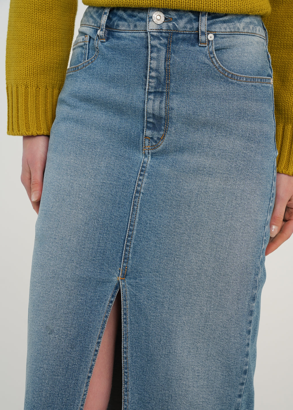Falda larga en denim - Azul 14_441H320_AZU183928_4