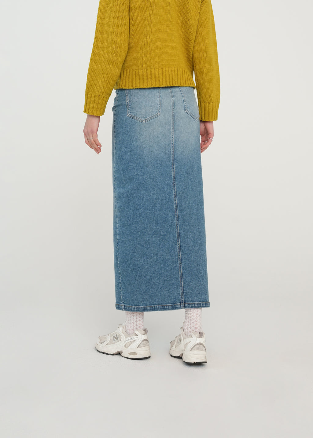 Falda larga en denim - Azul 14_441H320_AZU183928_7