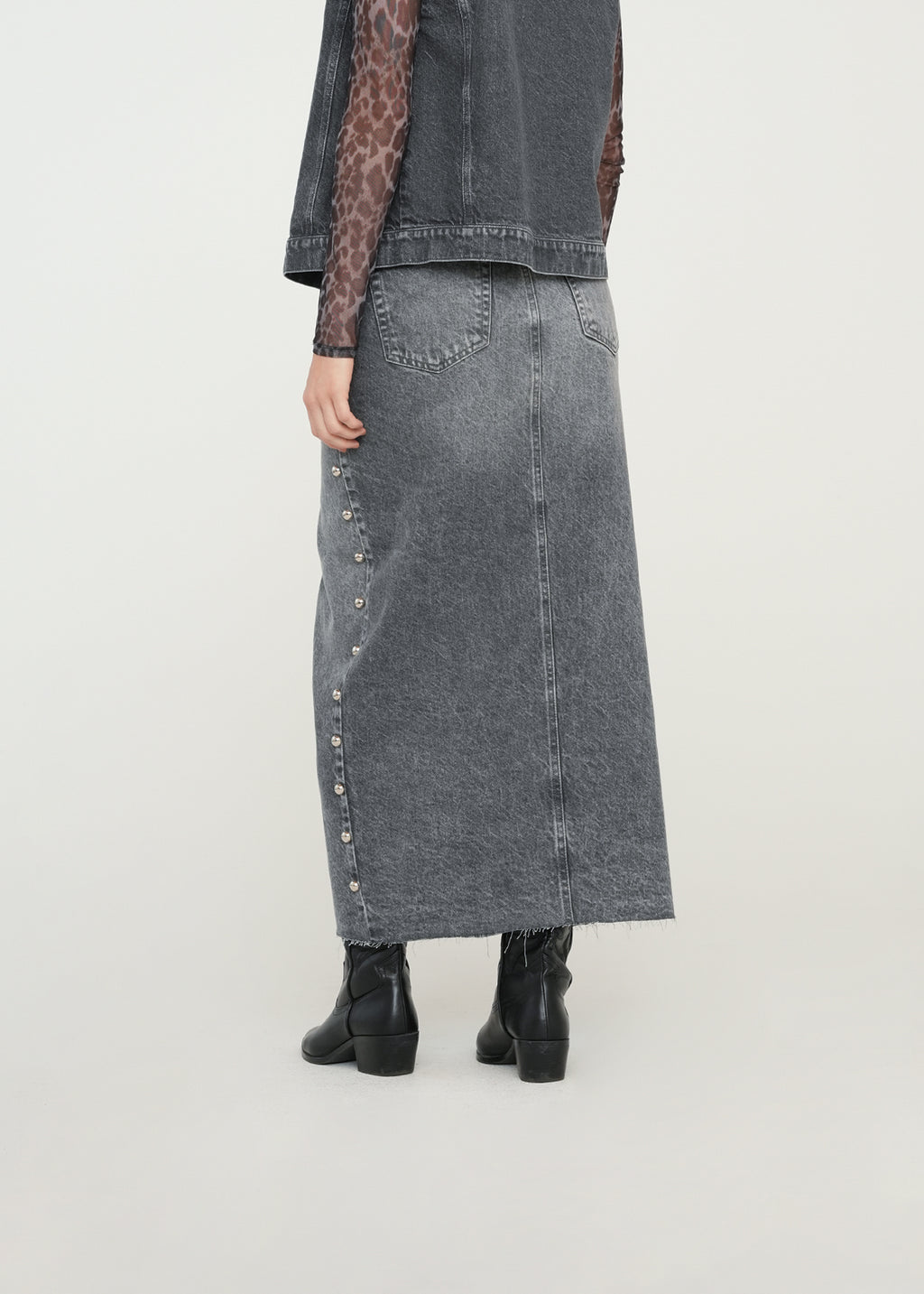 Falda larga con taches - Gris 14_449G303_GRI175104_6