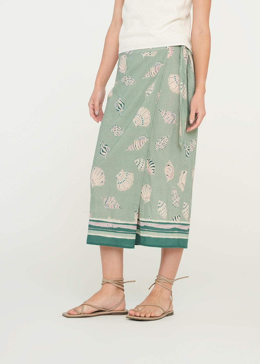 Falda midi con estampado marino - Azul 14_449G363_AZU164712_0