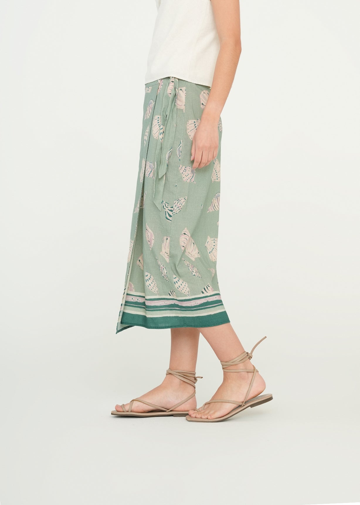 Falda midi con estampado marino - Azul 14_449G363_AZU164712_3