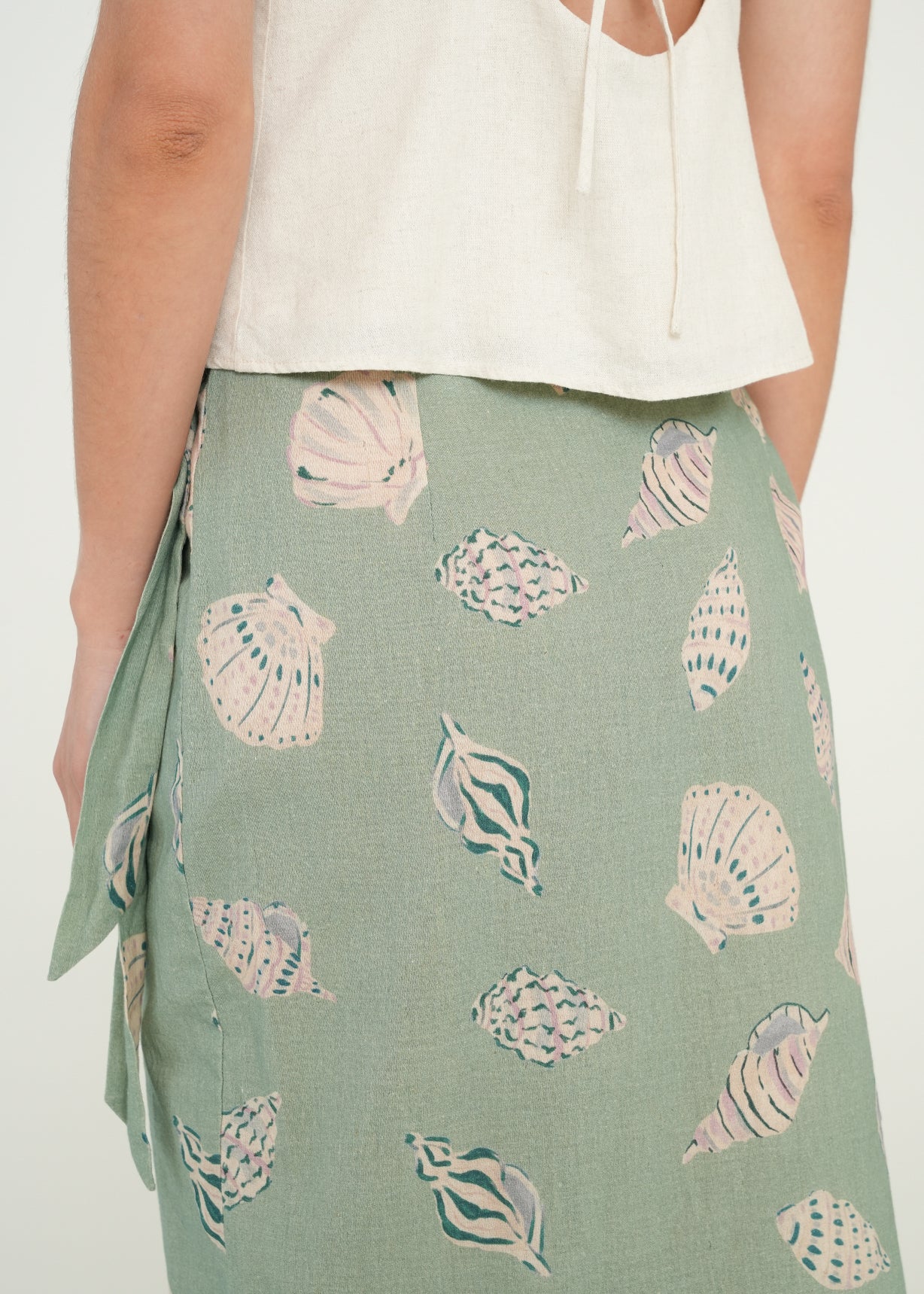 Falda midi con estampado marino - Azul 14_449G363_AZU164712_6