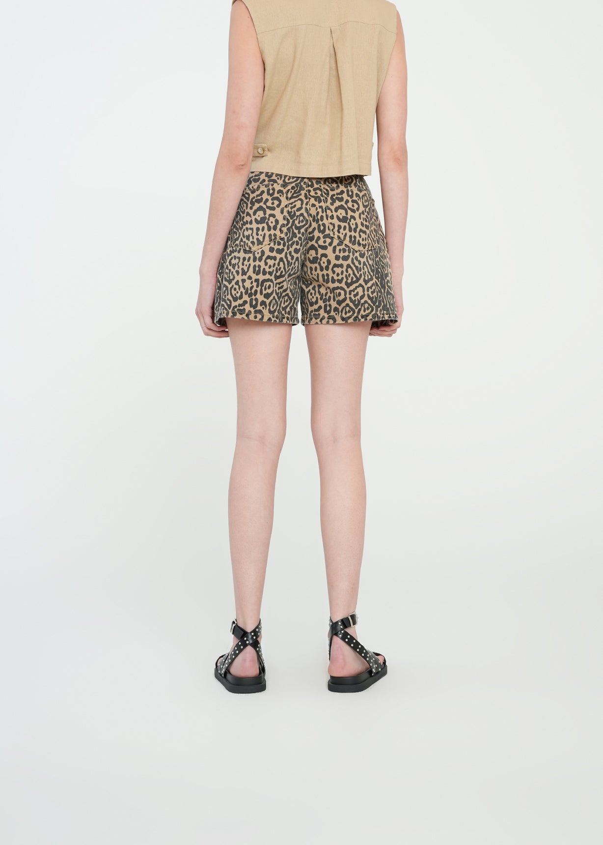 Short de animal print - Beige 14_451H330_BEI151114_7
