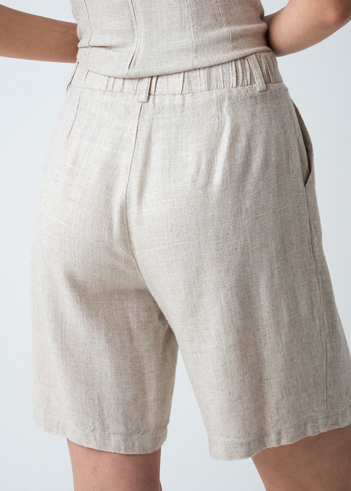 Short en lino - Crudo 14_453G380_CRU130905_4