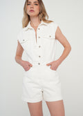 Enterizo corto en white denim - Crudo 14_461H301_CRU111001_0